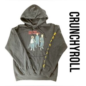 CLEARANCE SALE Vintage Tokyo Revengers Hoodie - Toman Trio Manji Gang